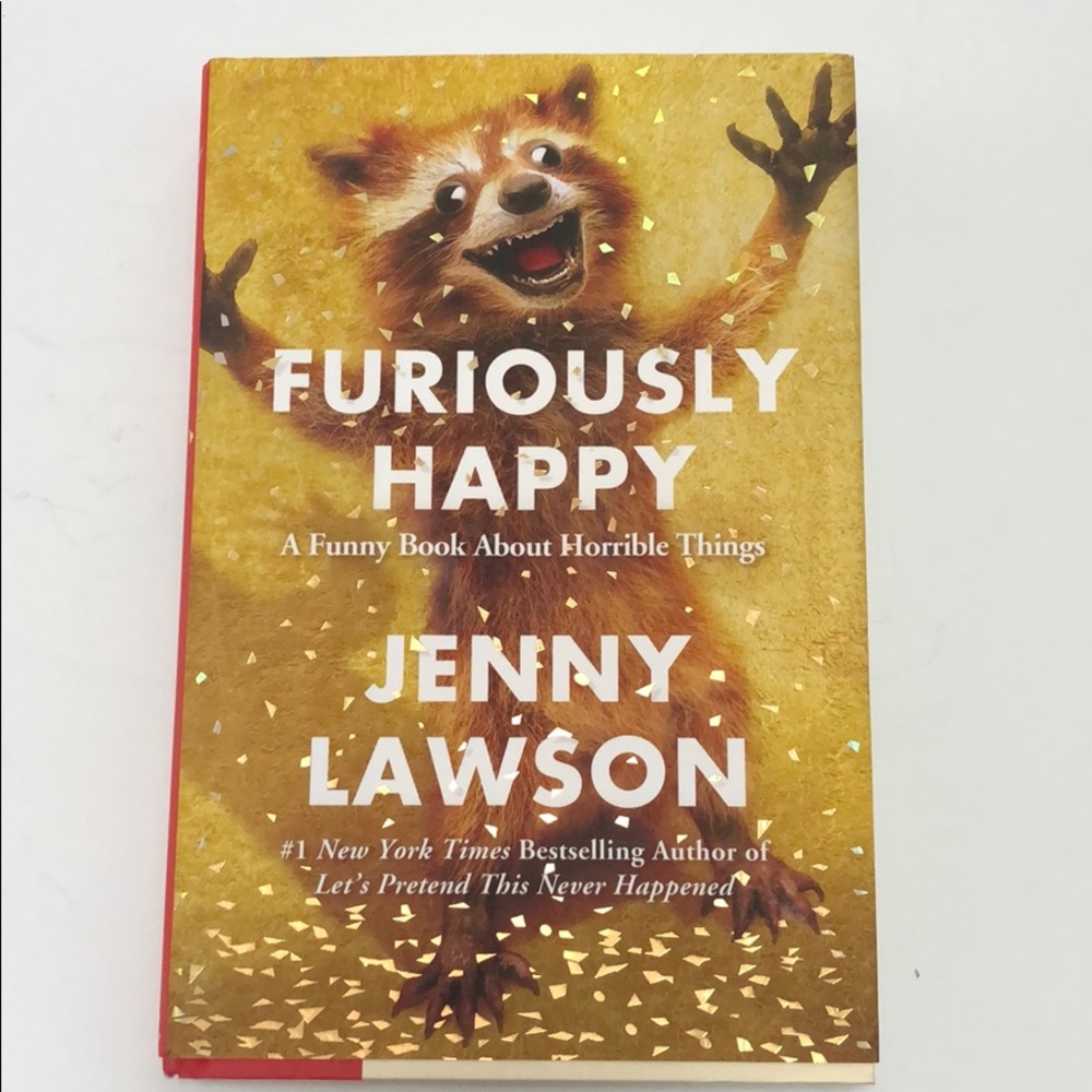 💖SALE💖Hardcover “Furiously Happy” book
